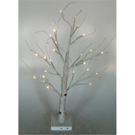 Paisaje Artificial Decorative LED Birch Tree, White PA2803664